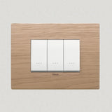 Vimar Eikon Wood 3 Gang Switch - Oak - 16A - PHOTO 8