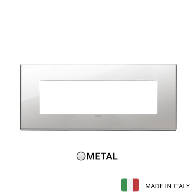 Vimar Eikon Exe Plate 7M Metal Nickel