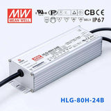 Mean Well HLG-80H-24B Power Supply 80W 24V - Dimmable 3.4A