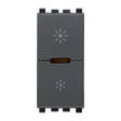 Vimar Eikon Universal Master Push Dimmer 230V Grey