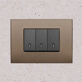 Vimar Arke Metal 3 Gang switch - Dark Bronze - 16A - PHOTO 14