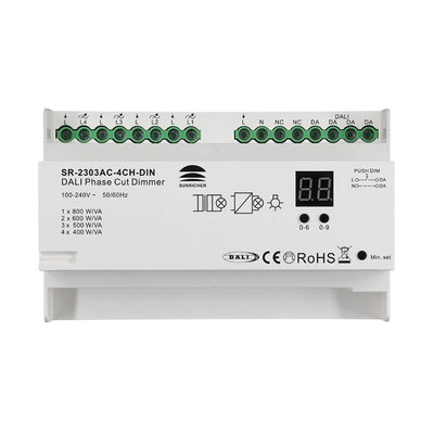 ENVO DALI2 to Triac Dimmer, 4 Channel, 1600W Max, Single Colour/RGBW