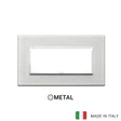 Vimar Eikon Evo Plate 5M Aluminium Grey