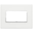 Vimar Eikon Evo Plate 4M Corian Glacier Ice