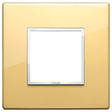 Vimar Eikon Evo Plate 2M Aluminium Polished Gold