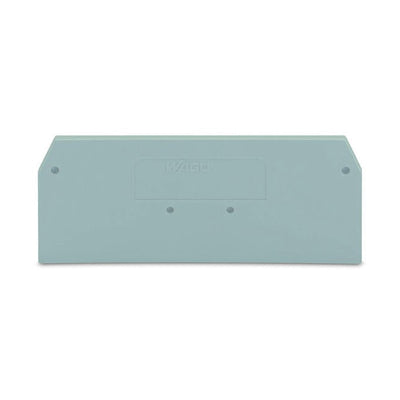 Wago 281-324 End and Intermediate Plate 2.5mm Thick Gray