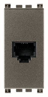 Arke RJ11 Phone Jack 6/4 Aluminium