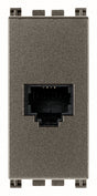 Arke RJ11 Phone Jack 6/4 Aluminium