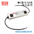 Mean Well S-ELG-200-24-3Y Power Supply 200W 24V 8.4A — 3-Wire Input (with Earth)