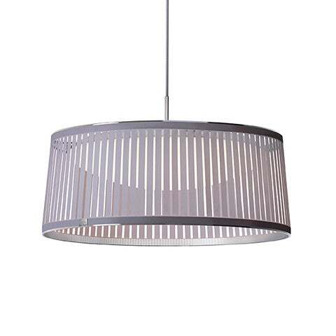 Pablo Pendant Solis Drum 24" Silver - PHOTO 1