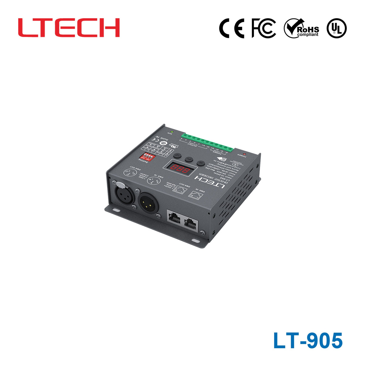 Ltech LT-905 Constant Voltage Decoder - DMX/RDM