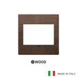Vimar Eikon Exe Plate 3M Wood American Walnut