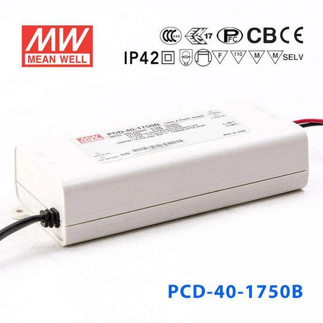 Mean Well PCD-40-1750B Power Supply 40W  1750mA