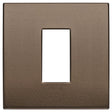 Vimar Arke Classic Plate 1M Aluminium Dark Bronze