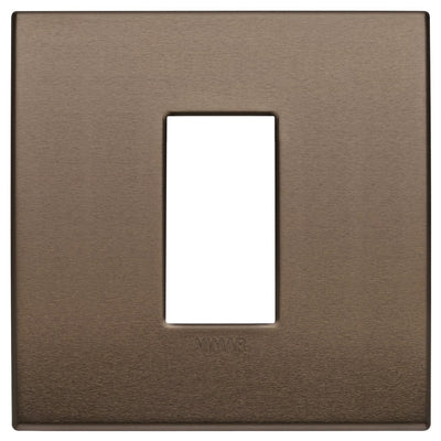 Vimar Arke Classic Plate 1M Aluminium Dark Bronze