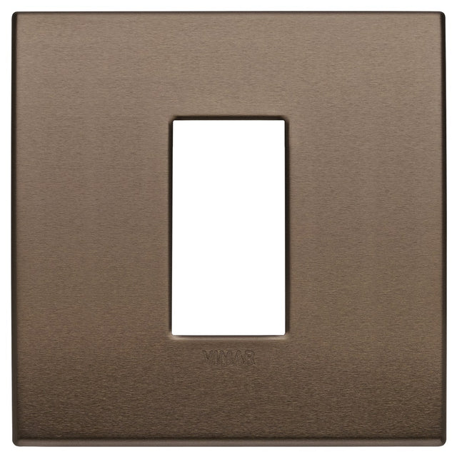 Vimar Arke Classic Plate 1M Aluminium Dark Bronze