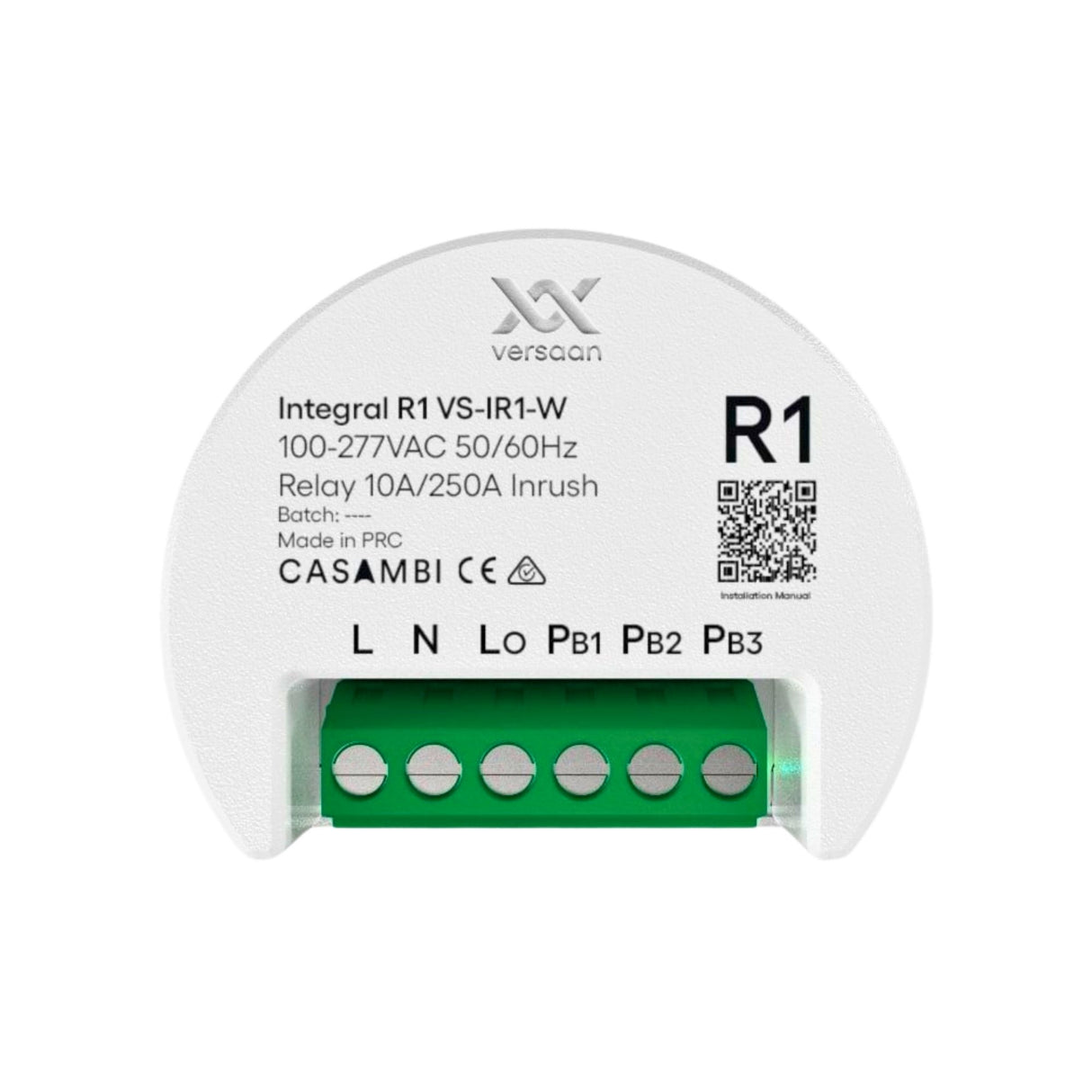 Versaan Integral R1 Casambi Relay - 10A, 250A Inrush - PHOTO 2