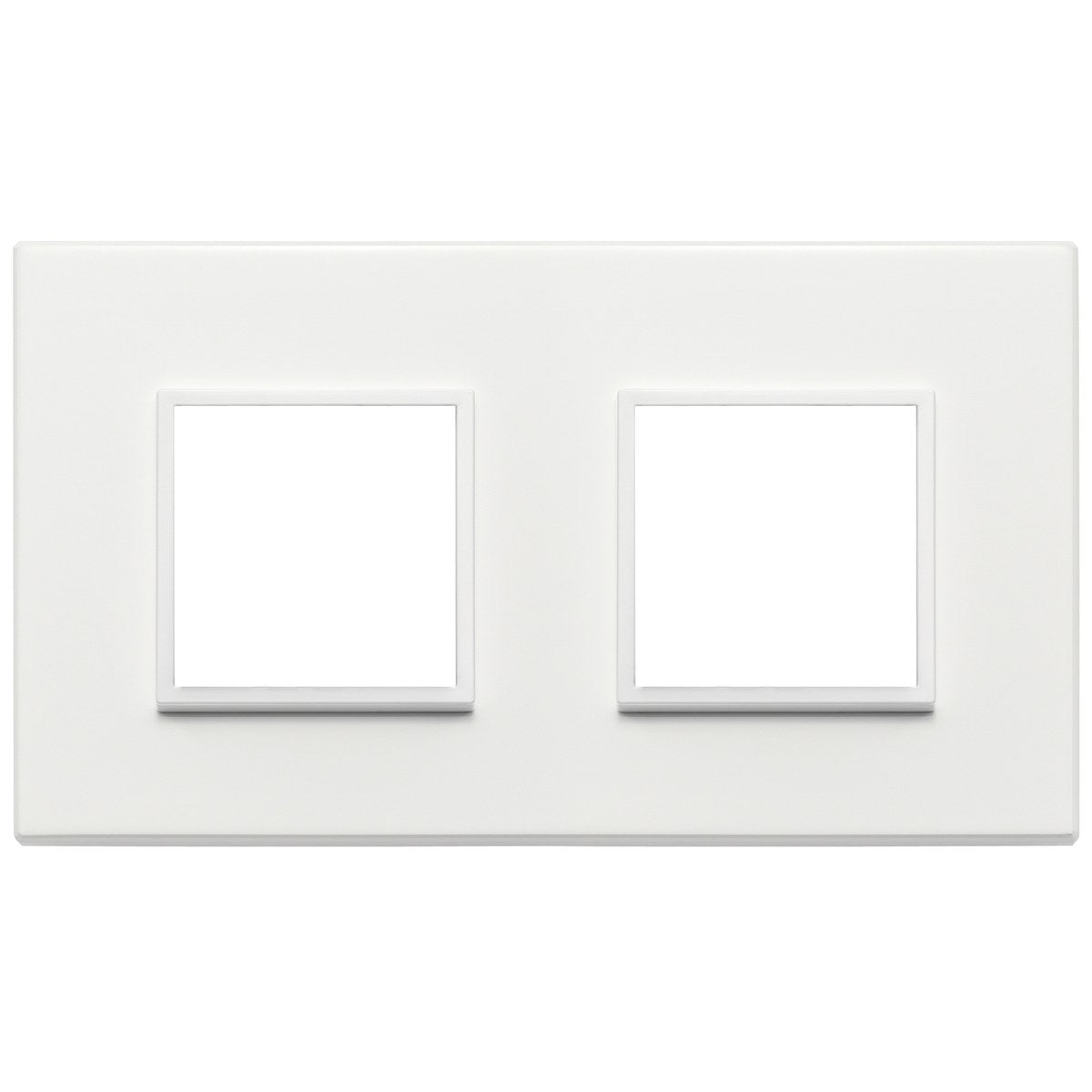 Vimar Eikon Evo Plate 4M (2+2) 71MM Aluminium Total White