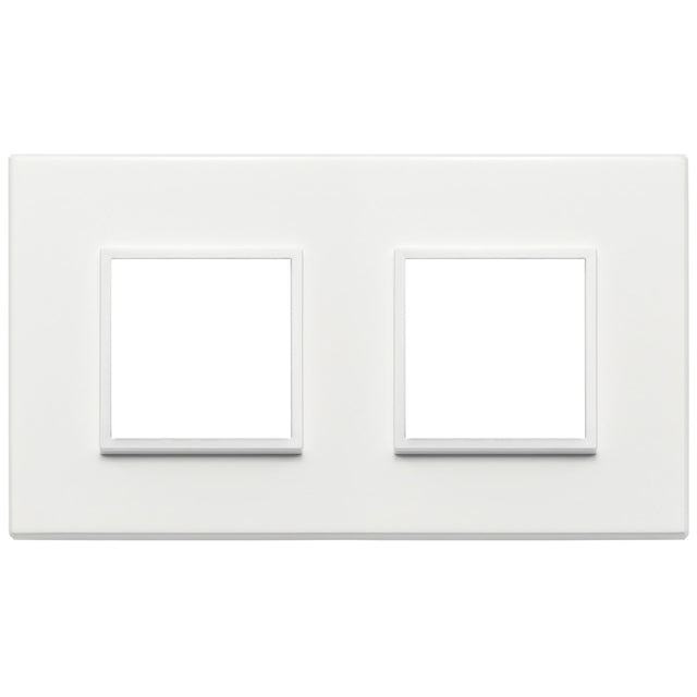 Vimar Eikon Evo Plate 4M (2+2) 71MM Aluminium Total White