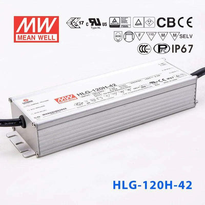 Mean Well HLG-120H-42 Power Supply 120W 42V 2.9A