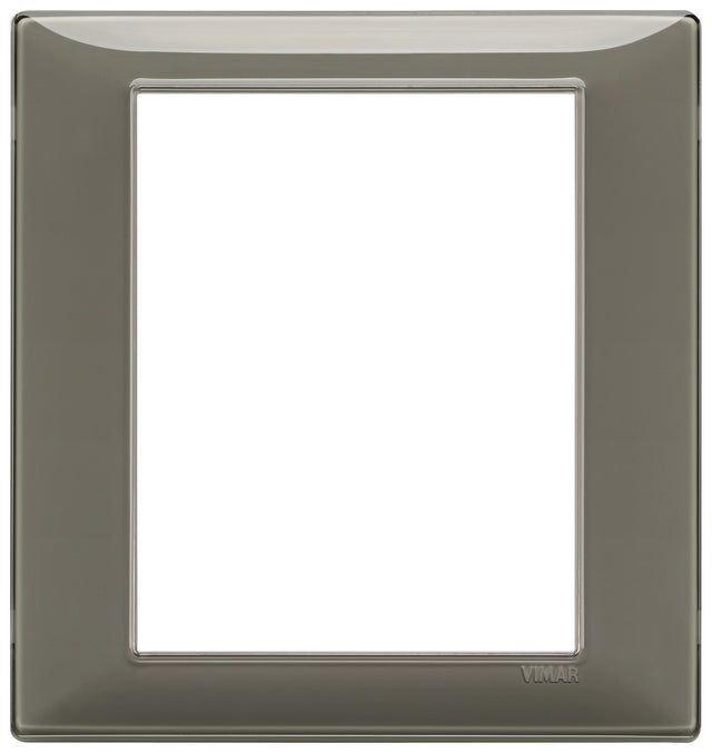 Vimar Plana Plate 8M Technopolymer Reflex Ash