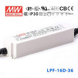Mean Well LPF-16D-36 Power Supply 16W 36V - Dimmable