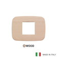 Vimar Arke Round Plate 2centrM Wood Maple