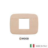 Vimar Arke Round Plate 2centrM Wood Maple