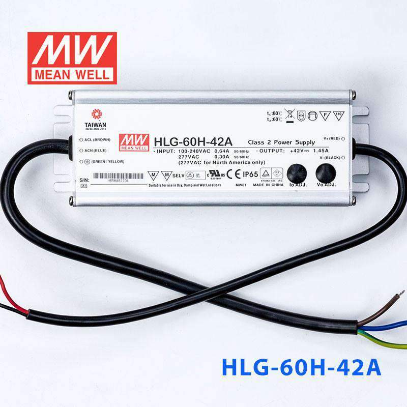 Mean Well HLG-60H-42A Power Supply 60W 42V - Adjustable 1.45A - PHOTO 2