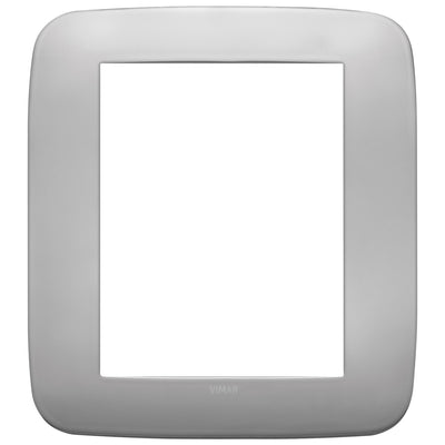 Vimar Arke Round Plate 8M Metal Matt Nickel