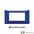 Vimar Plana Plate 4M Technopolymer Reflex Sapphire