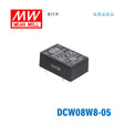 Mean Well DCW08W8-05 DC-DC Converter - 8W 9~75V DC in ±5V out 10mA