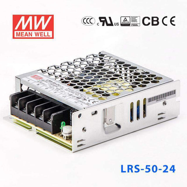 Mean Well LRS-50-24 Power Supply 50W 24V 2.2A