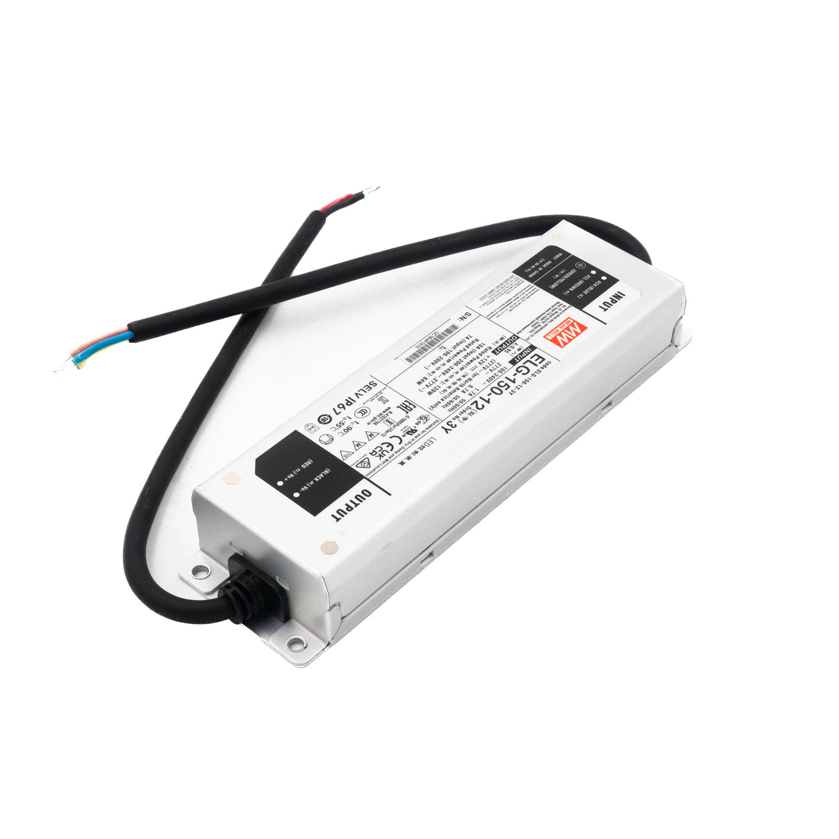 Mean Well ELG-150-12-3Y Power Supply 120W 12V 10A — 3-Wire Input (with Earth) - PHOTO 2
