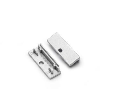 Archilight End Cap for LAXUS - With Wiring Hole - Silver