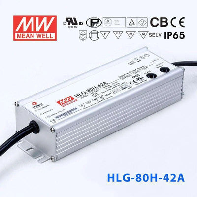 Mean Well HLG-80H-42A Power Supply 80W 42V - Adjustable 1.95A