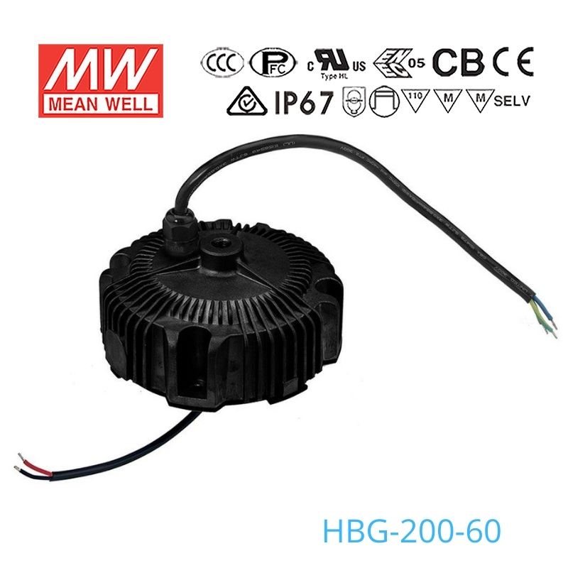 Mean Well HBG-200-60 Power Supply 200W 60V