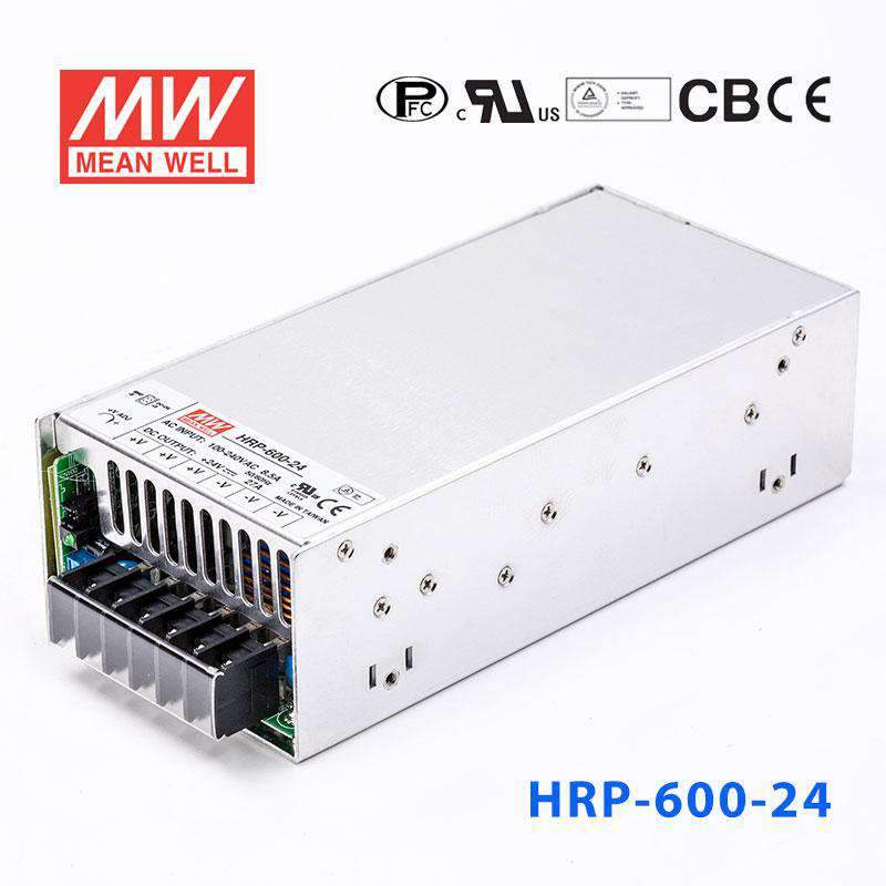 Mean Well HRP-600-24  Power Supply 648W 24V 27A
