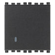 Vimar Arke 1P NO 10A Push Button 2M Grey