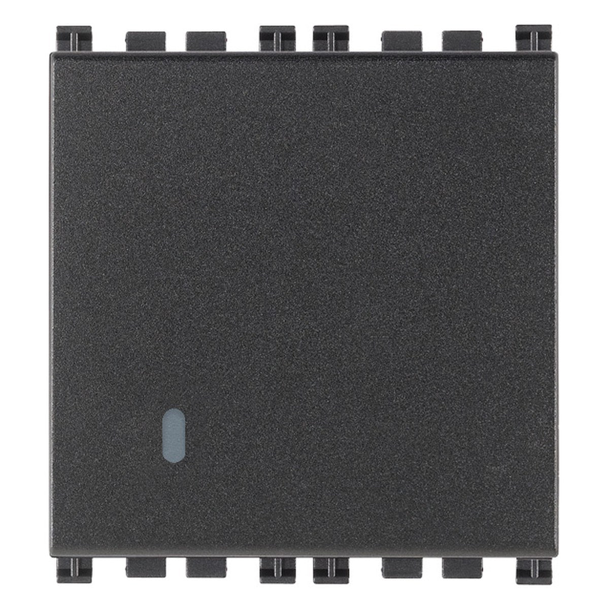 Vimar Arke 1P NO 10A Push Button 2M Grey