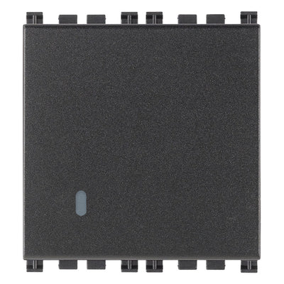 Vimar Arke 1P NO 10A Push Button 2M Grey
