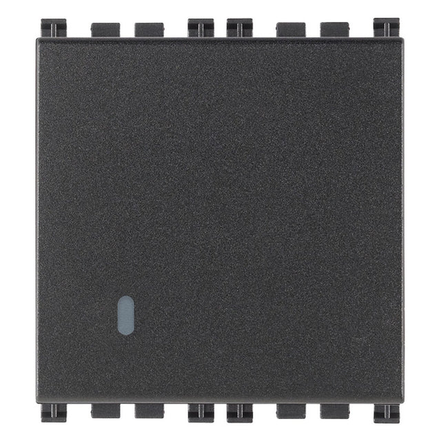 Vimar Arke 1P NO 10A Push Button 2M Grey