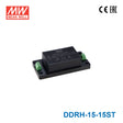 Mean Well DDRH-15-15ST Ultra Wide Input DC-DC Converter, 15W 15V, Screw Terminal Type 1A