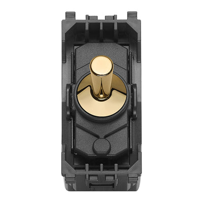 Vimar Eikon 1P NO 10A Push Button Vintage Gold