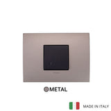 Vimar Arke Metal 1 Gang Switch - Matt Champagne - 16A - PHOTO 3
