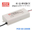 Mean Well PCD-60-2000B Power Supply 60W  2000mA