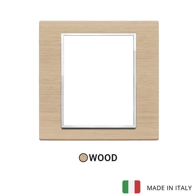 Vimar Eikon Evo Plate 8(4+4)M Wood White Oak