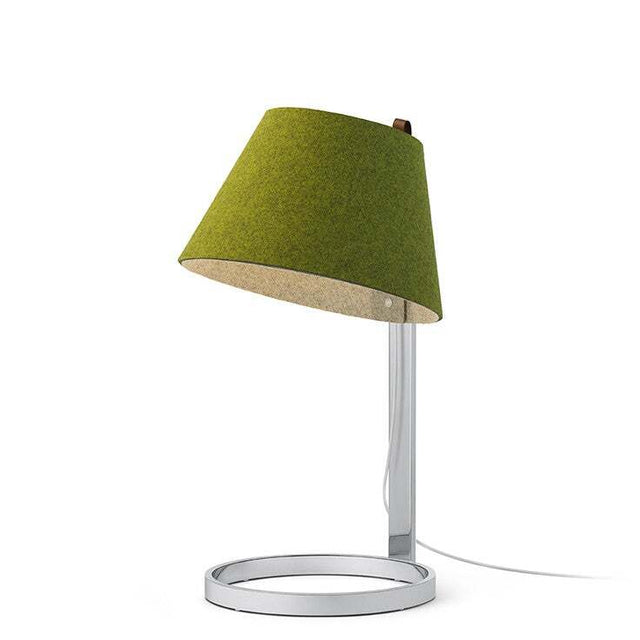 Pablo Table Lana Small Moss-Grey / Chrome