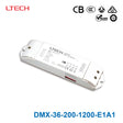 Ltech DMX-36-200-1200-E1A1 36W 200~1200mA CC DMX LED Driver - Selectable Output