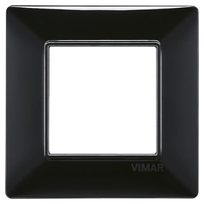 Vimar Plana Plate 2M Technopolymer Black - Square